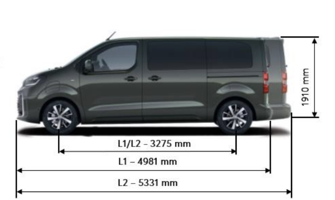 Dimensiune Proace Verso